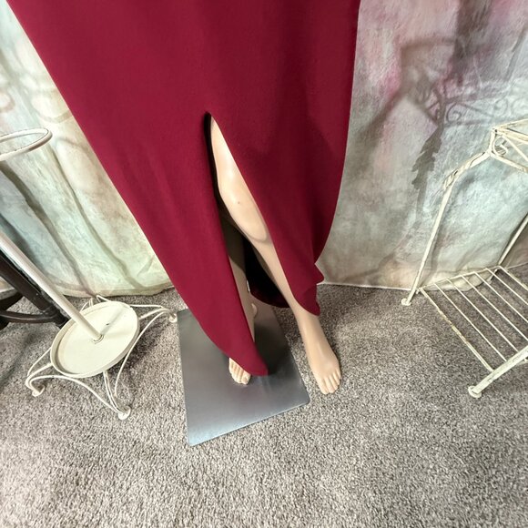 📌Lulus Evening - Formal - Prom - Cruise Strapless Dress w/ Long Side Slit - Picture 5 of 16